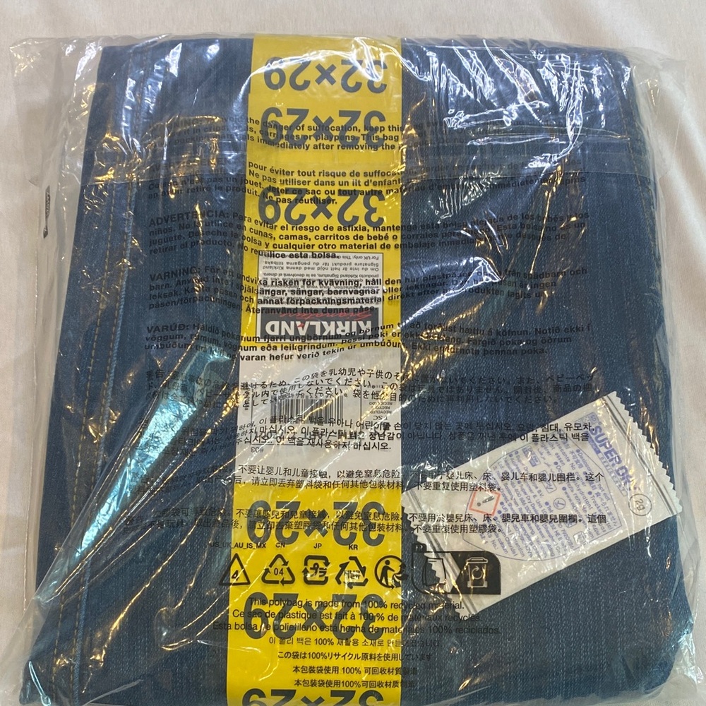 Kirkland Signature Mens Straight Fit Comfort Stretch Jeans Blue 32x29‎ 7772001 - Picture 2 of 5